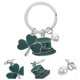 thumbnail image 4 of Llavero con forma de trébol, decoración colgante, bolso del Día de San Patricio, colgante, llavero con dije, 4 of 7