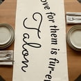 thumbnail image 5 of Table Runners 70 Inches Long Dress Scarves, Buffalo Plaid Paw Farmhouse Coffee/Dining/Kitchen Table Decor, Holiday Table Runner, Cute Cats Pets Pawprints Farmhouse Retro 13x70 Inch, 5 of 9
