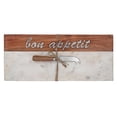 thumbnail image 1 of IH Casa Decor Acacia & Marble Service Tray W Bon Appétit Incrust & Spreder, 1 of 4