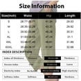 thumbnail image 3 of Wutalume Women's Cotton Linen Capri Pants Elastic Waist Casual Loose Straight Leg Beach Pocket Trousers Summer Vacation,Brown M, 3 of 5