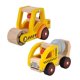 thumbnail image 1 of Juguetes de coche de madera KIDS TOYLAND 2 juguetes de vehículo para bebés 12 a 18 meses (camión de cemento + coche de rodillo de carretera), 1 of 4