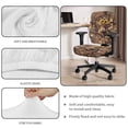 thumbnail image 7 of SCRAWLGOD 2 PCS Soft Computer Office Chair Cover Elastic Easy to Install Computer Desk Chair Seat Covers Washable Universal High Back Chair Covers, Camo Hunting Forest Highland Cow Sunflowers, 7 of 7