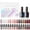Nudes Pink Red Brown, variant on Gellen Gel Nail Polish Kit, 16 Colors Gel Polish Classic Wine Purple Soak off Nail Gel Polish Set with Top and Base Coat, UV Nail Gel DIY Salon Nail Art Valentine Gift for Women
