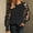 Black, variant on Sakmal Mesh Sleeve Womens Blouse Chest Pleated Crew Neck Floral Puff Sleeve Shirts Black Blouses Going Out Tops for Women