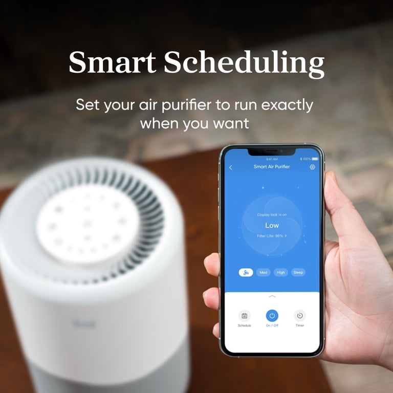 Levoit, Smart Air Purifier, Core 200S-P, 675 Sq Ft 3-Stage