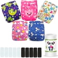 thumbnail image 3 of Pañal de tela lavable para Bebés Reutilizable Ecobaby Original Nocturno Pack 16 Ecobaby Original Estampado, 3 of 12