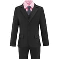 thumbnail image 5 of Boys Suit Slim Fit 5 Piece for Kids Toddler Suit Wedding Outfit for Teenage Boys Formal Tuxedo Set, 5 of 11