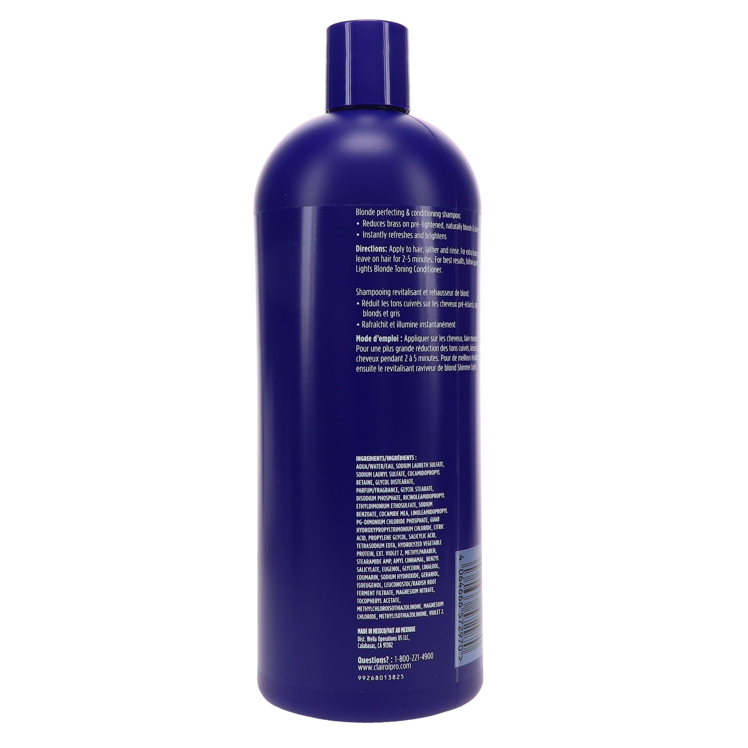 Shimmer Lights Blonde Toning Shampoo 31.5 oz