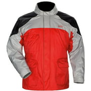 Tourmaster Sentinel Men's Jackets Sports Bike Racing Motorcycle Rain Suits - Red / X-Small