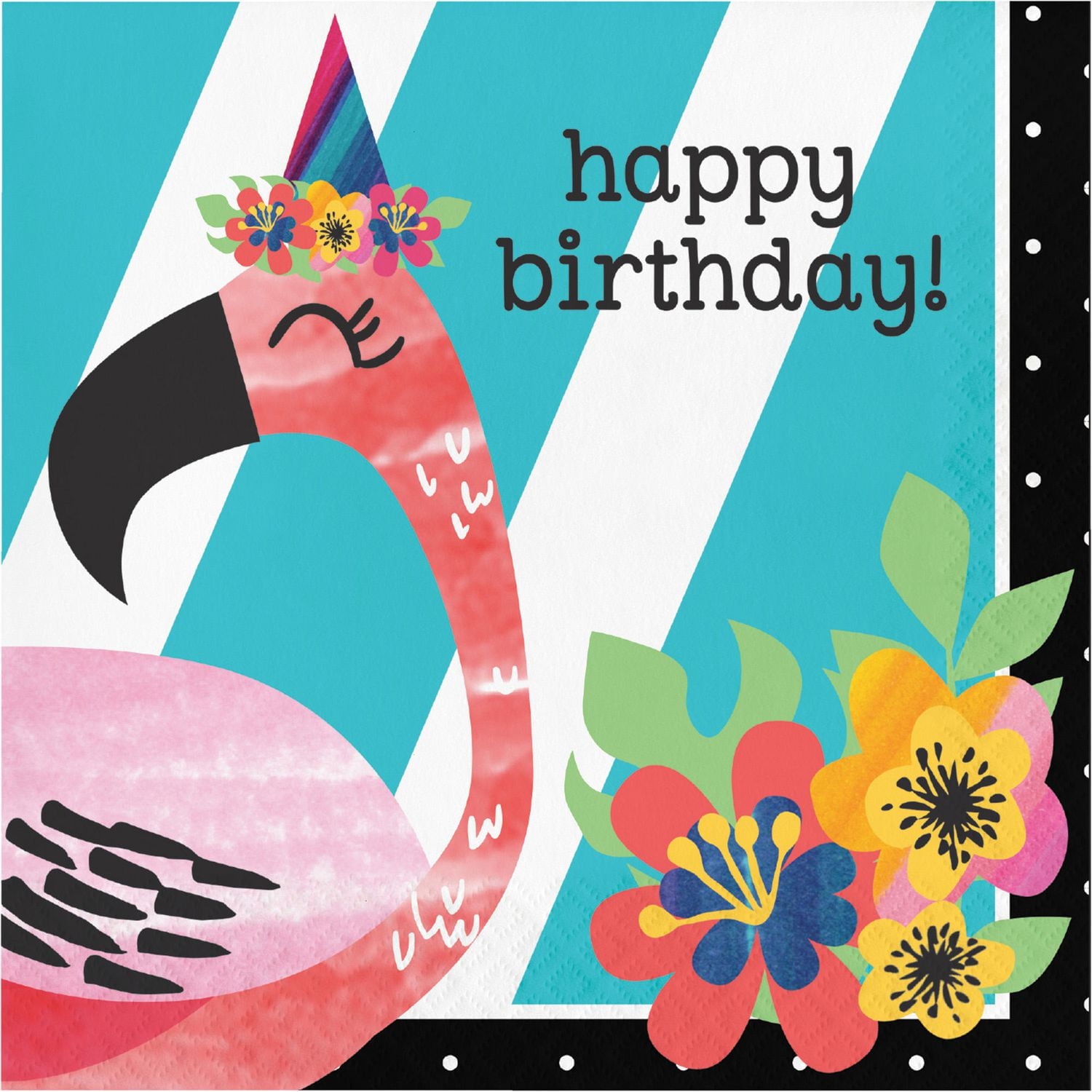 Creative Converting Flamingo Party Birthday Napkins