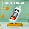 thumbnail image 2 of Yeacher Medicine Box Portable Independent Lattice Pill Case Storage Organizer Container Dispenser, 2 of 8