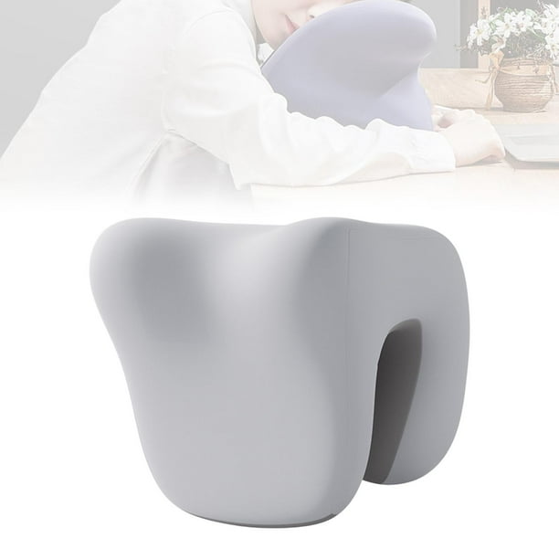 Pongo enriquecedor de la almohada de almohada para la almohada para el cuello Cojín de espuma ergonómica ergonómica para el cuello para el hotel de la gris claro