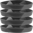 thumbnail image 2 of 4pcs Exquisite Flowerpot Trays Succulent Container Trays Flower Plant Saucers for Indoor, 2 of 9
