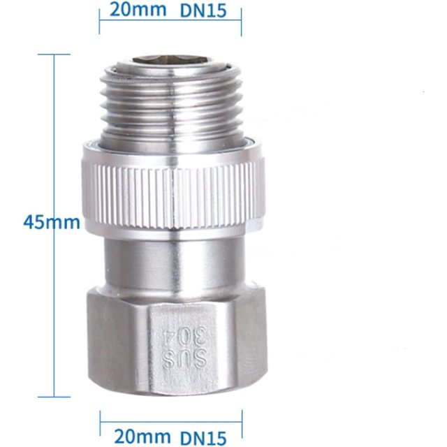 acero inoxidable Válvula de encendido y apagado Válvula de control de flujo de la ducha Cabezal de ducha Adaptador de manguera para cabezal de ducha Ducha de mano o oferta