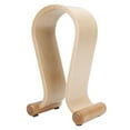 thumbnail image 1 of Soporte para auriculares en forma de U, pantalla de madera de Color abedul, protección del medio ambiente, soporte para auriculares, Color de abedul, 1 of 5