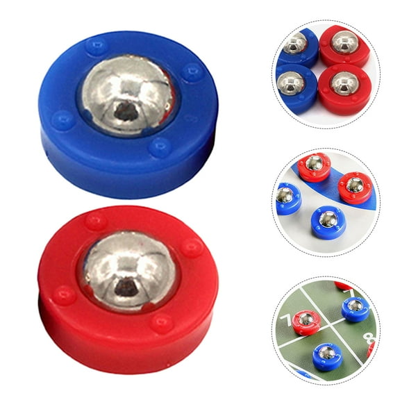 Tineasur 20Pcs Indoor Shuffleboard Pucks Replacement Rollers Set