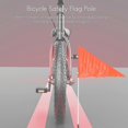 thumbnail image 2 of Safety Flag With Pole,6 Foot Adjustable High Visibility Bike Flag, Brightly Colored Waterproof Safe, 2 of 5