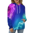 thumbnail image 4 of Galaxy Clouds Dream-1 Men's Women New Sweatshirt Hoodie Men's Plus Size Sweatshirt Hooded Sweatshirt 3d Printed Street Men's Cloth, 4 of 6