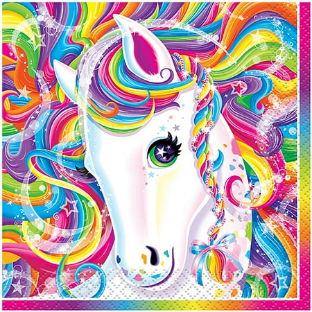 Rainbow Majesty by Lisa Frank Beverage Napkins, 16ct