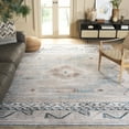 thumbnail image 2 of SAFAVIEH Cornelia Finn Medallion Area Rug, Blue/Ivory, 8' x 10', 2 of 7