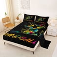 thumbnail image 2 of Castle Fairy Sport Handball Queen Sheets 4 Pieces, Watercolor Splash Queen Sheet Sets,1 Fitted Sheet, 1 Flat Sheet and 2 Pillowcases, 2 of 6