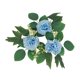 thumbnail image 1 of Anillos de vela, coronas pequeñas, coronas artificiales, candelabro, guirnalda de velas, mesa para decoración del hogar, fiesta navideña azul, 1 of 8