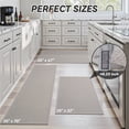 thumbnail image 5 of FEELHOME Kitchen Rugs 20"x47" Non-Slip Absorbent Kitchen Floor Mats Geometric Kitchen Mat Washable Small Throw Rug for Kitchen Decor, Gray, 5 of 7