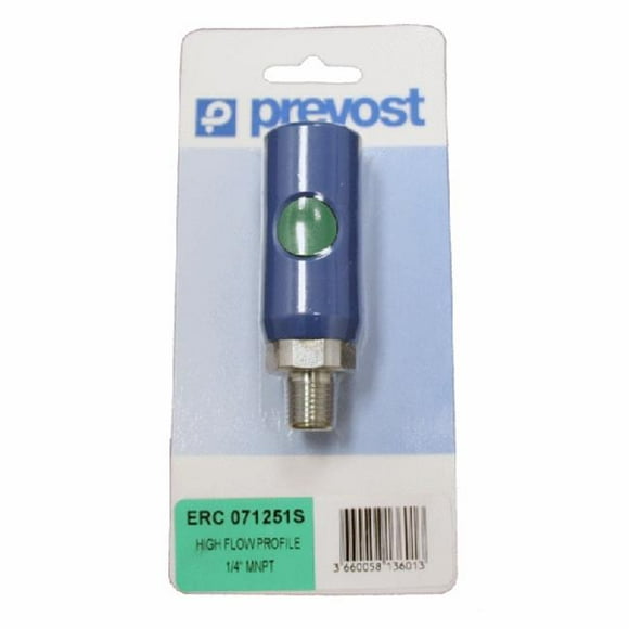 Prevost PVS-ERC071251S 0.25 in. Tapered Male Thread Coupler Skin