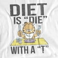 thumbnail image 2 of Garfield T-Shirt Diet Is Die With A T Unisex Graphic Tee for Men & Women, 2 of 7