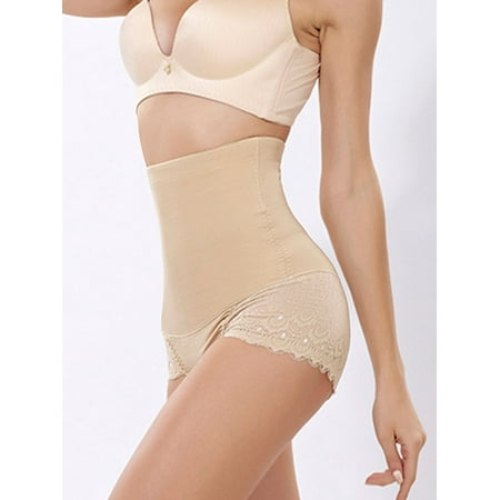 

LEAPAIR High Waist Plus Size Ultra Firm Control Tummy Shapewear Waist Trainer Lace Panties Butt Lift Body Shaper Lingerie For Woman