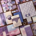 thumbnail image 3 of Vintage Aesthetic Scrapbook Kit, Bullet Junk Journal Kit with Journaling/Scrapbooking Supplies, Stationery, A6 Grid Notebook, DIY Gift for Teen Girl Kid Women - Coco Cake, 3 of 6