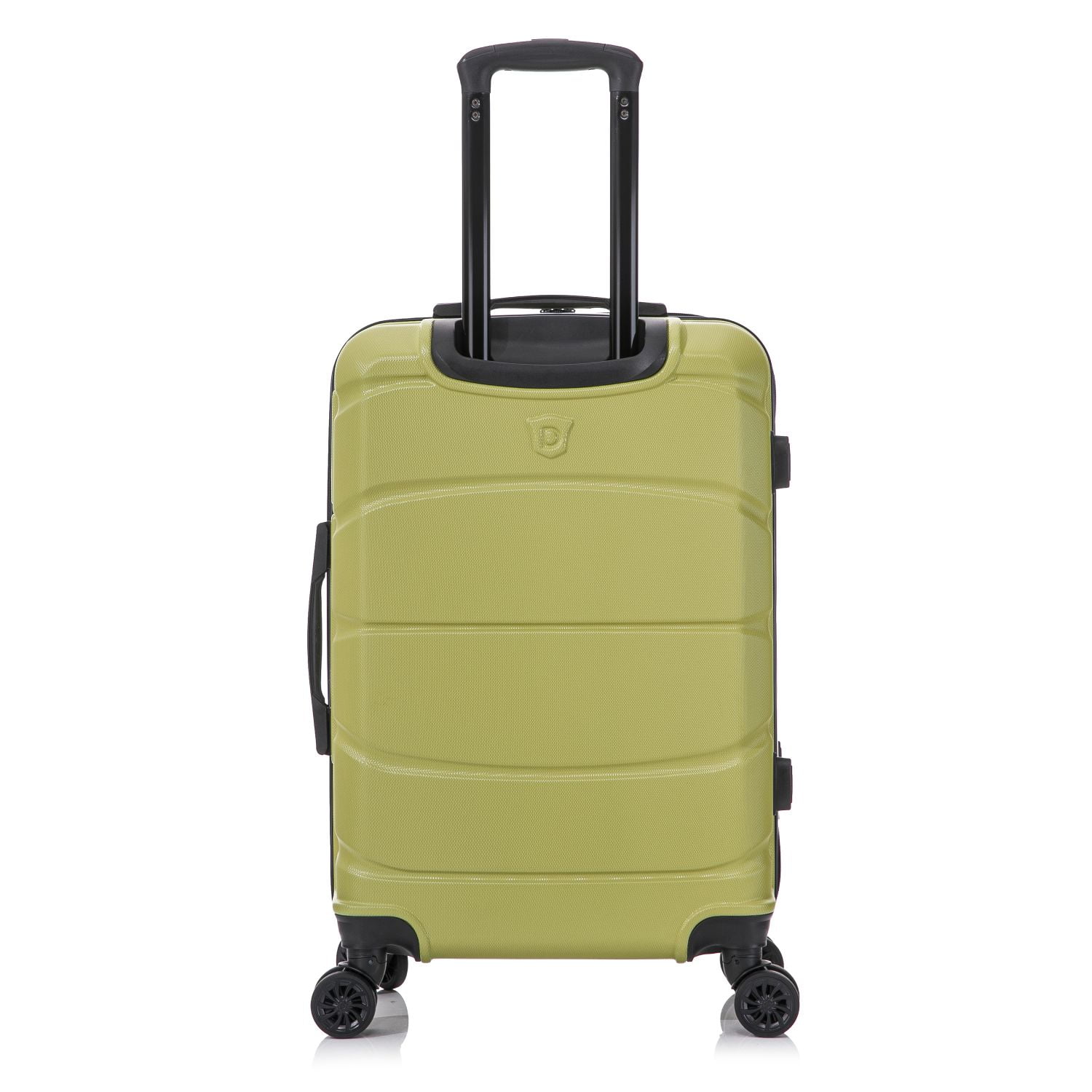 DUKAP SENSE 24" Hardside Lightweight Checked Luggage with Spinner Wheels, Handle and Trolley, Green