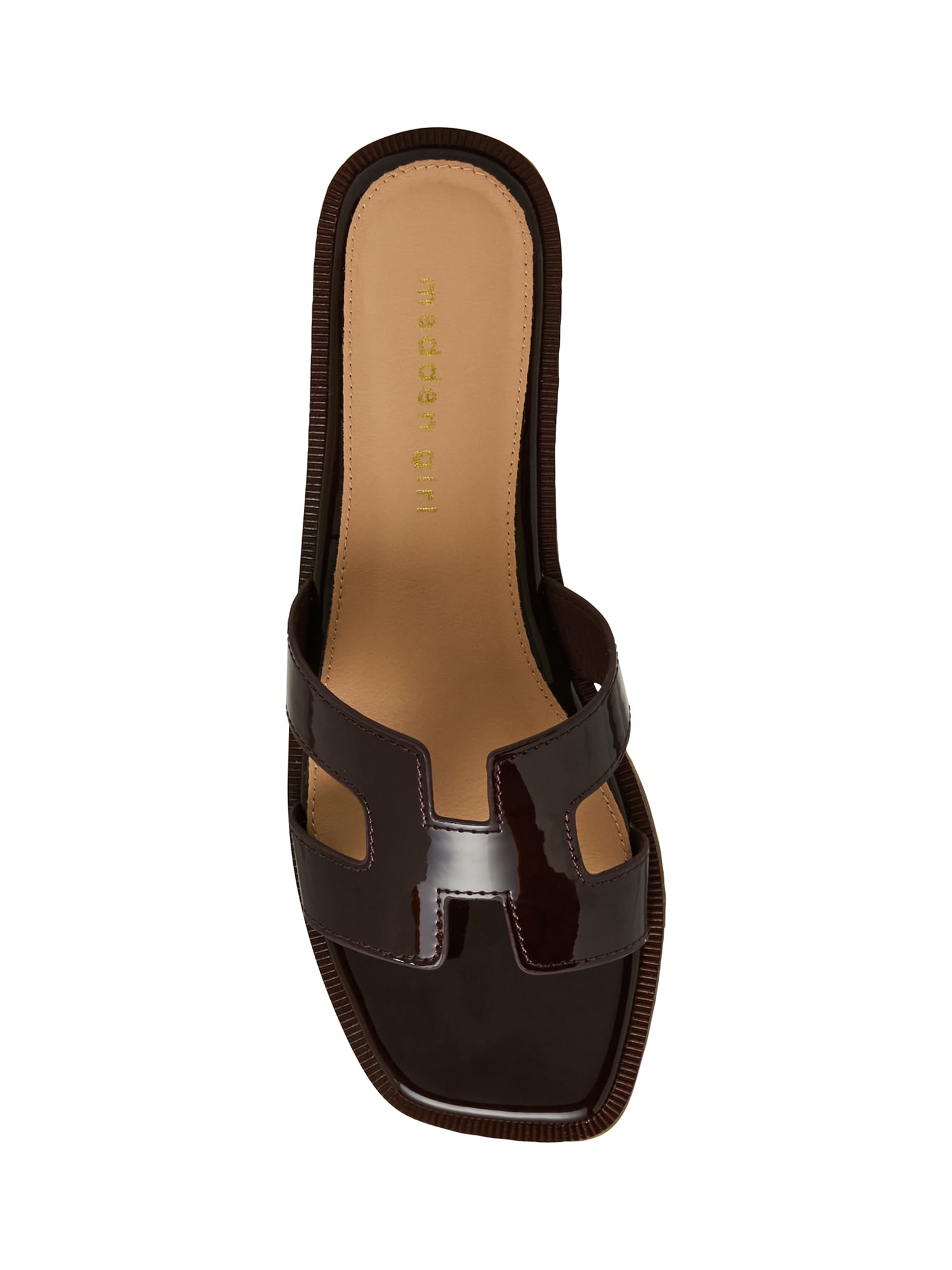 Madden Girl Women's Hailey Flat Slide Sandal
