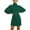 Green, variant on Ediodpoh Women Fashion Casual Solid Long Sleeve Sweater Dress Turtleneck Sweater Dress Pullover for Winter Green L