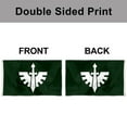 thumbnail image 5 of Dutern Double Sided Warhammer Inspired Dark Angels Flag Banner 3 Ply with Brass Grommets 12x18 Inch, 5 of 5