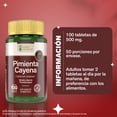 thumbnail image 4 of Suplemento Alimenticio PIMIENTA CAYENA LEMON COCHELLA 100 Tabletas de 500 mg en Bolsa Resellable, 4 of 5