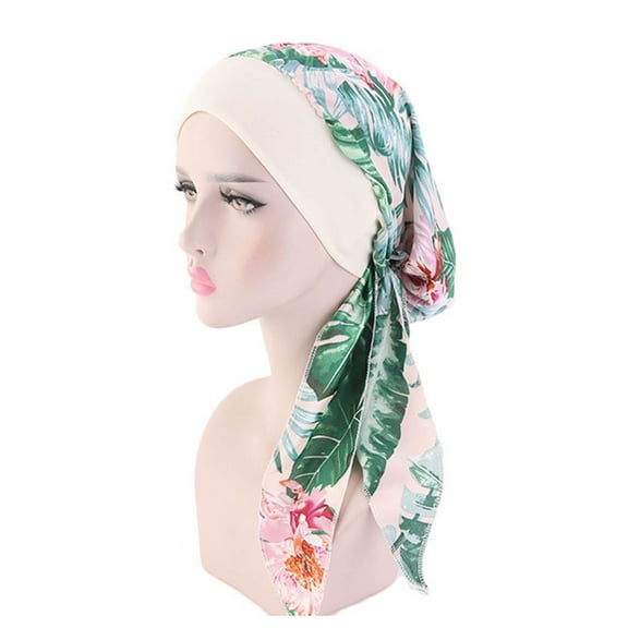Women Satin Head Scarves Fashionable Lightweight Elastic Women Faux Silk Head Scarf for Women Girls Light Scarf Square Scarf Hair Scarf[Green]