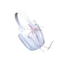 thumbnail image 3 of Colorful Bowknot Satin Wedding Flower Girl Basket Romantic Ceremony Decoration Wedding Accessories purple, 3 of 9