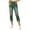 Army Green, variant on Women's Elastic Waist Cropped Denim Capris, High Rise Pull-On Jeans with Pockets, Women's Blue, Sizes S-3XL