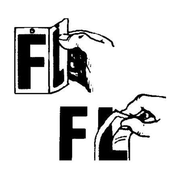 SEACHOICE Boat Lettering M, White