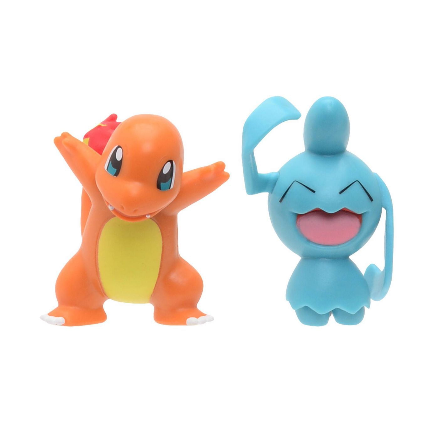 Pokemon Battle Figure 2 Pack - Features 2 inch Charmander and  Wynaut Battle Figures