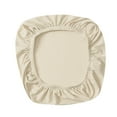 thumbnail image 2 of Stretch office computer chair seat covers Removable anti-dust chair slip cover Cream, 2 of 8