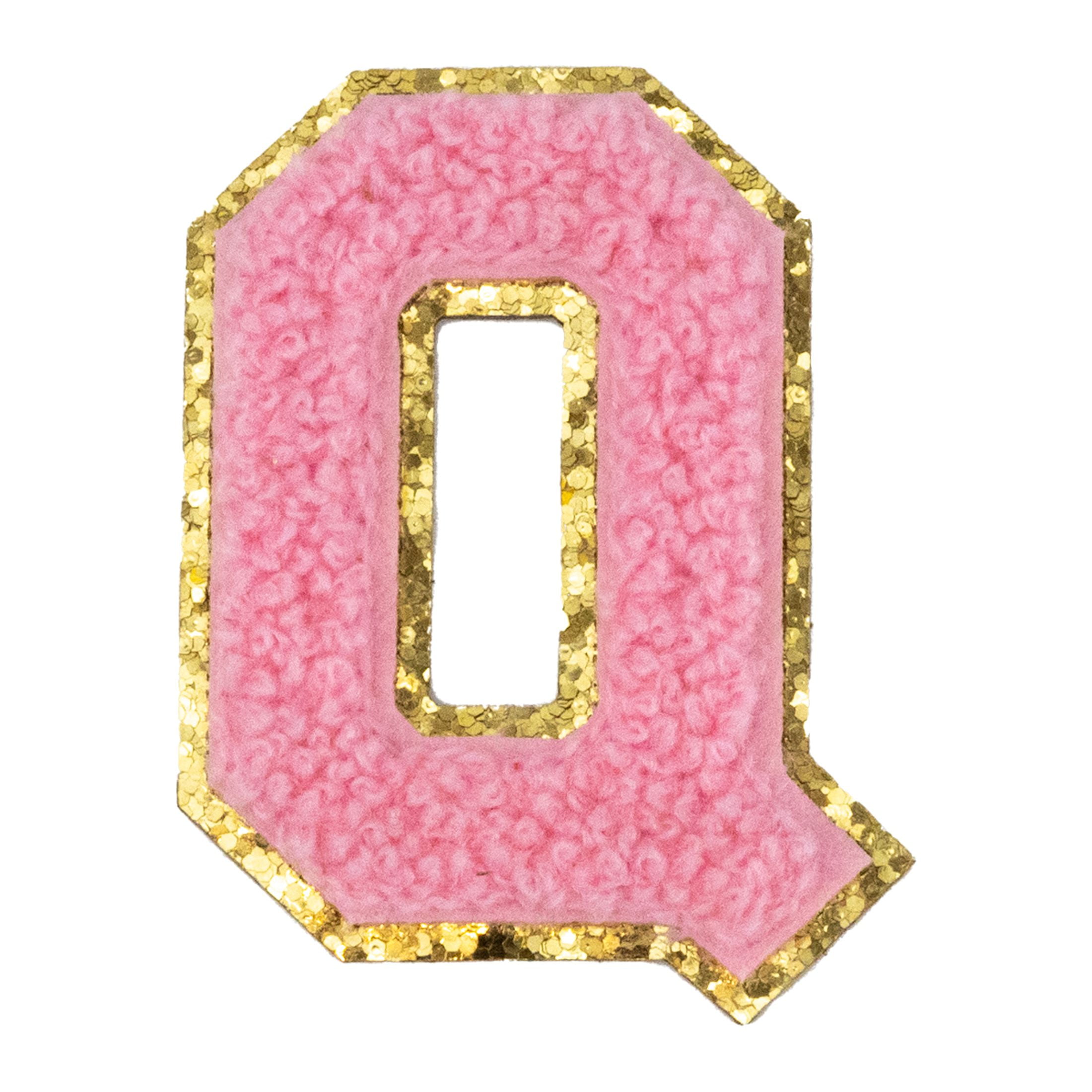(6 pack) Hello Hobby Chenille Q Pink Patch