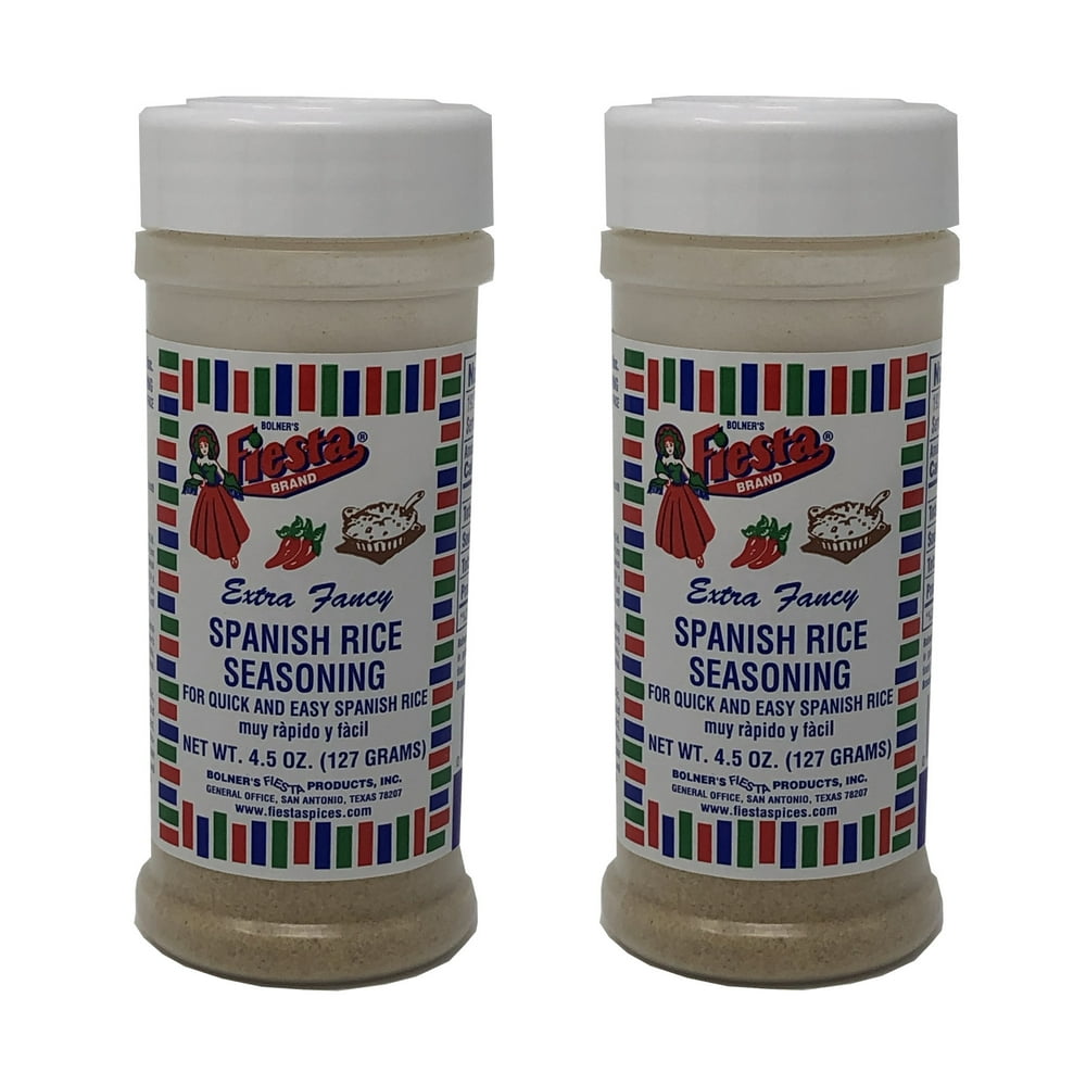 Bolner's Fiesta Spanish Rice Seasoning, 4.5 Ounces (2 Pack) Walmart