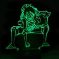thumbnail image 1 of 3D Led Night Light Anime One Piece Luffy Table Lamp USB 7 Color Changing Children Sleeping Lighting for Boy Birthday Gift, 1 of 5