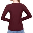 thumbnail image 2 of MERIWOOL Women's Base Layer Long Sleeve Henley - Lightweight Merino Wool Thermal, 2 of 5