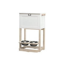 Parlor Pet Feeder Station, White