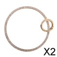 thumbnail image 1 of Asa de bolso con anillo de metal,Juntas tóricas de puerta de resorte para manija de bolsa,Asas circulares redondas para monedero de hierro,Asas de bolso Reemplazo de bolso,Bolsas para 2 piezas, 1 of 8