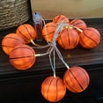 thumbnail image 4 of Basketball Shape LED String Lights 1.65M 10LEDs Battery Powered Sport Ball Night Lights for Halloween Christmas Party Bedroom Decoration, 4 of 12