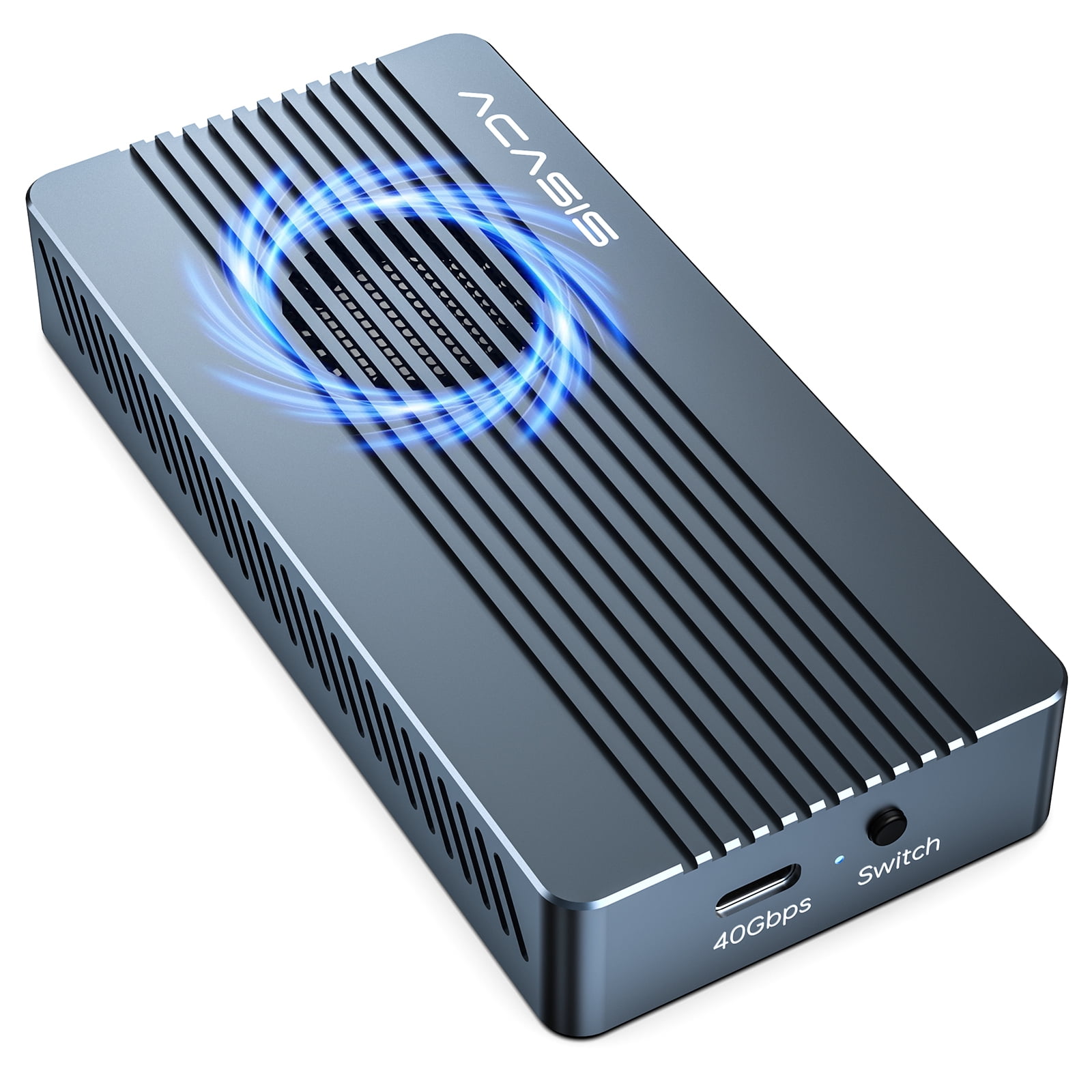 ACASIS 40Gbps M.2 NVMe SSD Enclosure, Compatible with Thunderbolt 4/3, USB  4.0/3.2/3.1/3.0/2.0, Tool Free, TBU401 